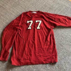 deadstock Ebbets Field Flannels, Red Grange U. of Illinois jersey, XL